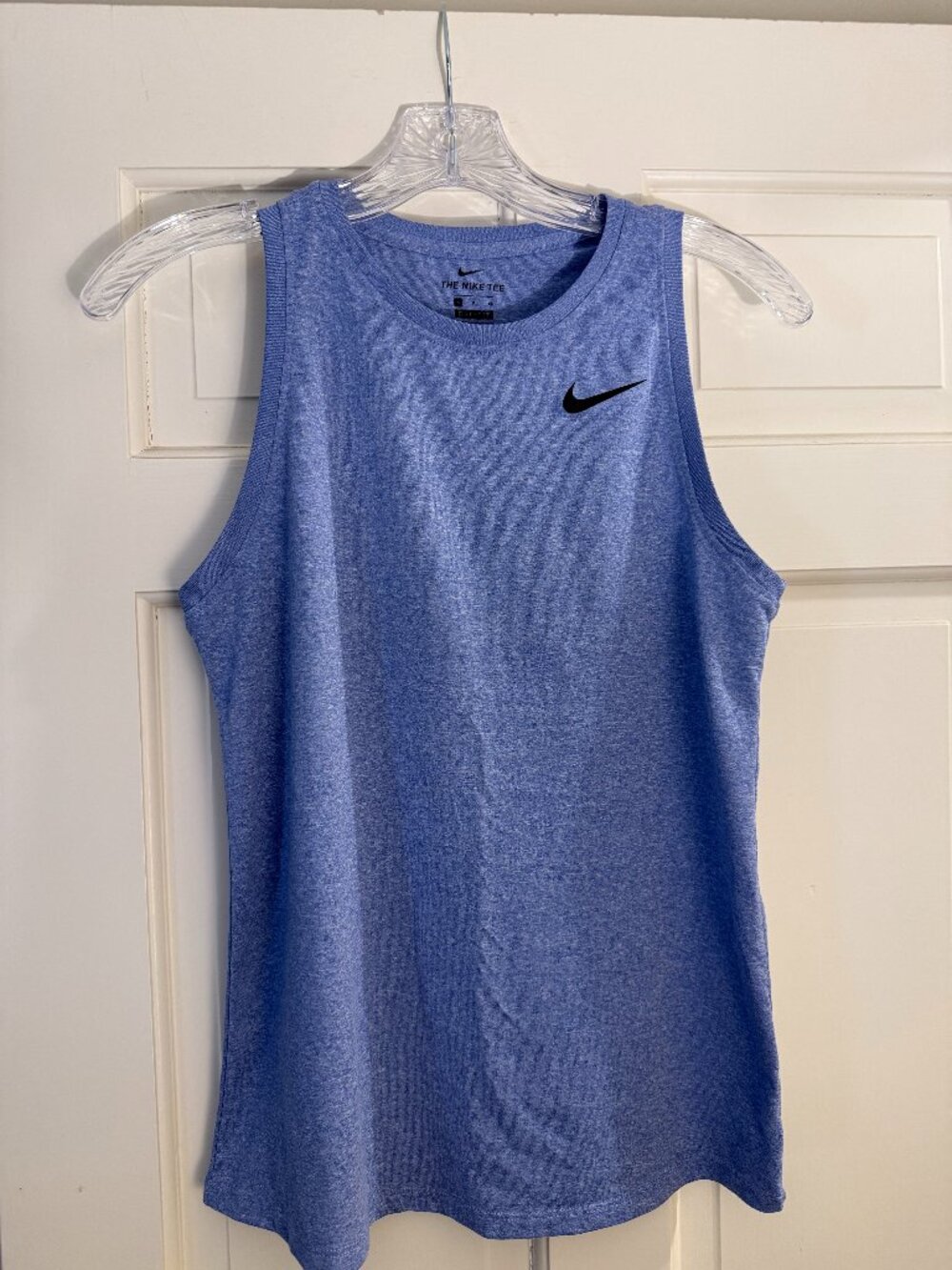 NEW! The Nike Tee Women's Dri-FIT Training Tank in marled purple size Small